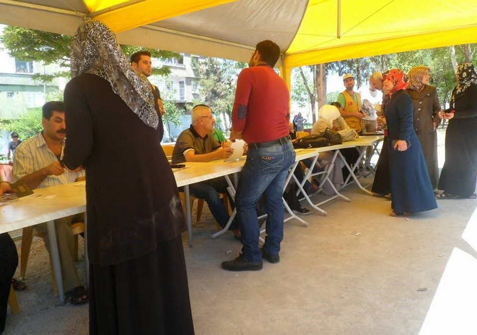  توزيع 3500 سلة غذائية في مدينة غازي عنتاب ونورداغ واوغزلي